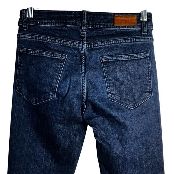 Sézane High Rise Skinny Jeans Dark Indigo Denim Size 26 Stretch Cotton Blend - Picture 5 of 9